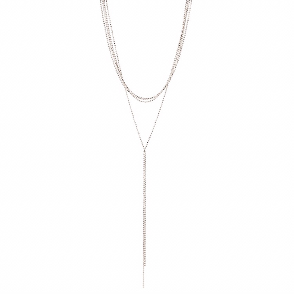 8 OTHER REASONS Nine Lives Choker Silver